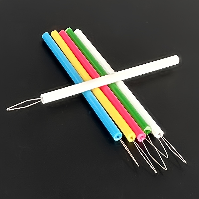 Waxed Thread Linen - 5pcs Plastic Needle Threaders Set, Sewing