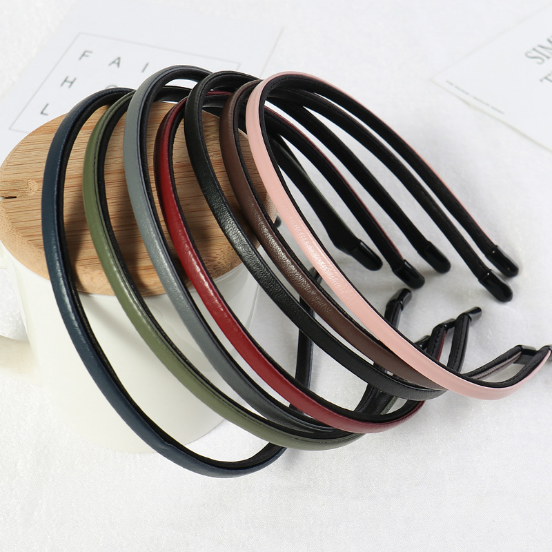 Leatherwork Rings - New Women Vintage Pu Leather Plain