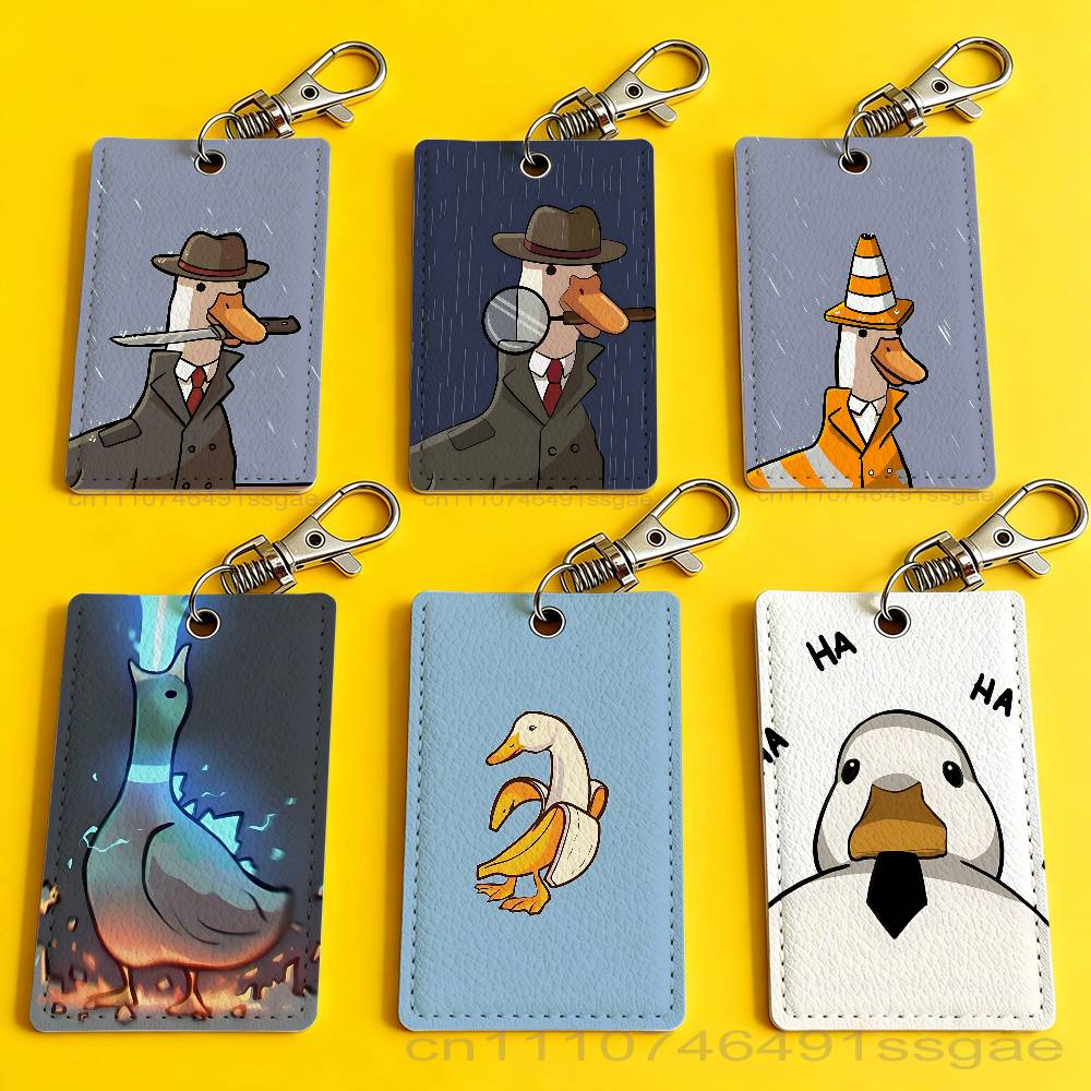 Cartoon Cute Goose Duck Badge  - Leather Work Is ulasan dan harga