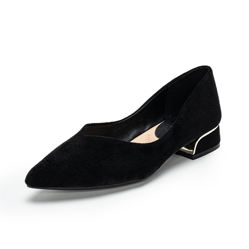Women's Pointed Toe Simple Chu - Leather Work Is ulasan dan harga
