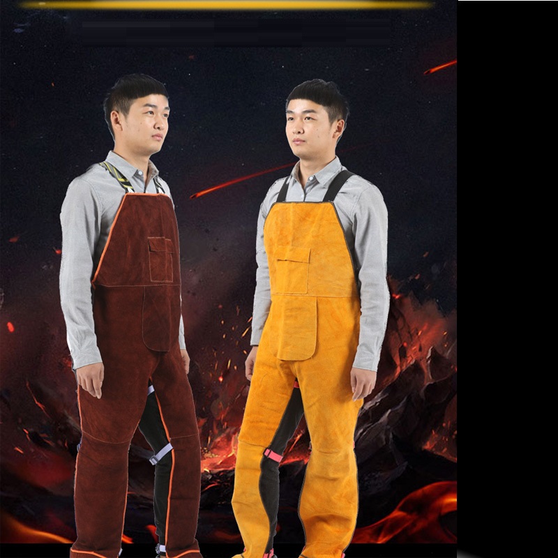 Heavy Duty Cow Leather Welding - Leather Work Overalls ulasan dan harga