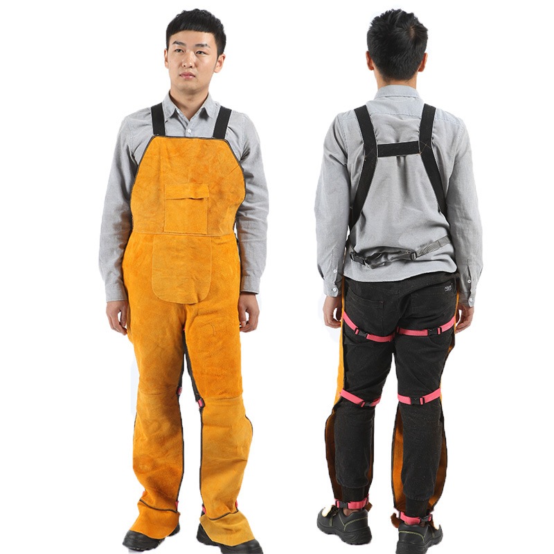 Heavy Duty Cow Leather Welding - Leather Work Overalls ulasan dan harga