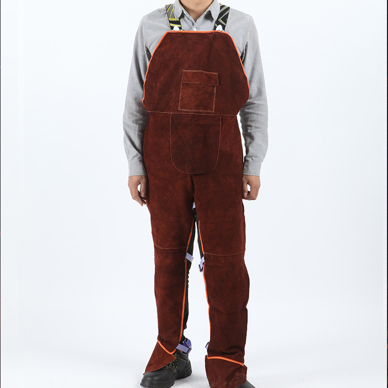 Heavy Duty Cow Leather Welding - Leather Work Overalls ulasan dan harga