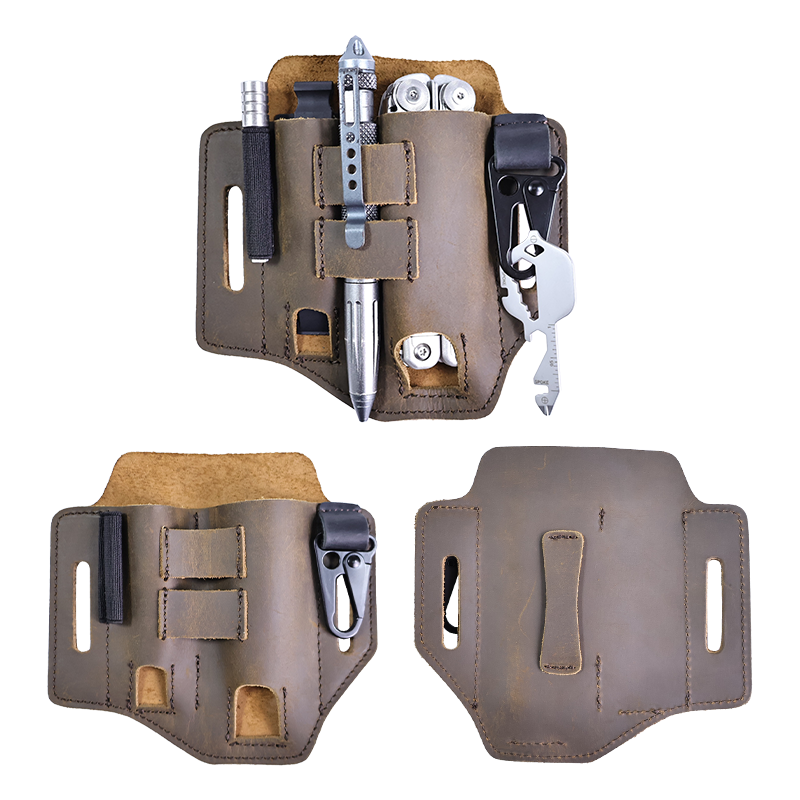 Outdoor Work Multitool Holder  - Leatherwork Knife Sheath ulasan dan harga
