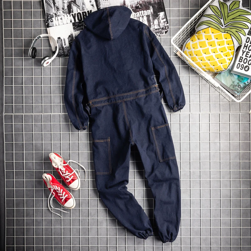 Denim Coverall Electric Weldin - Leather Work Overalls ulasan dan harga