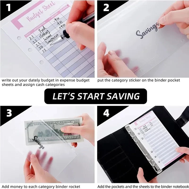 Macaron Color A6 Budget Binder - Leather Work Diary ulasan dan harga