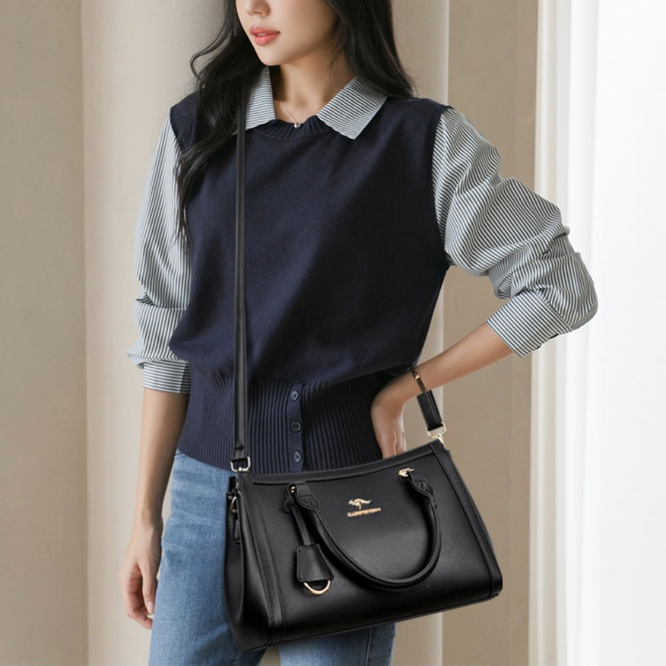 Kangaroo Brand Soft Pu Leather - Leather Work Bag Women ulasan dan harga