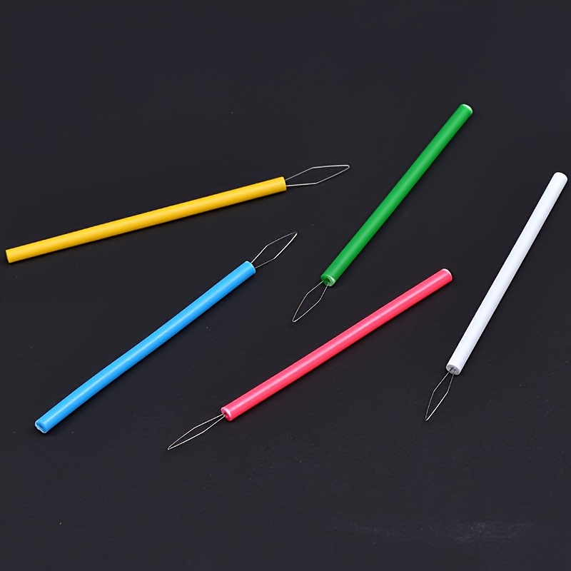 5pcs Plastic Needle Threaders  - Waxed Thread Linen ulasan dan harga