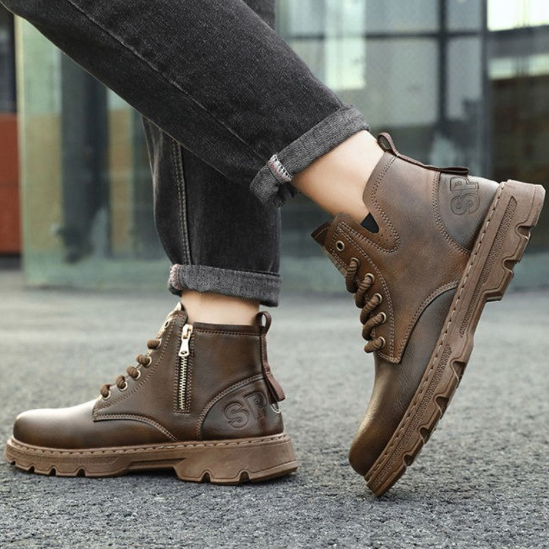 ​Men’s 2025 Winter New Arrival - Leather Work Boots ulasan dan harga