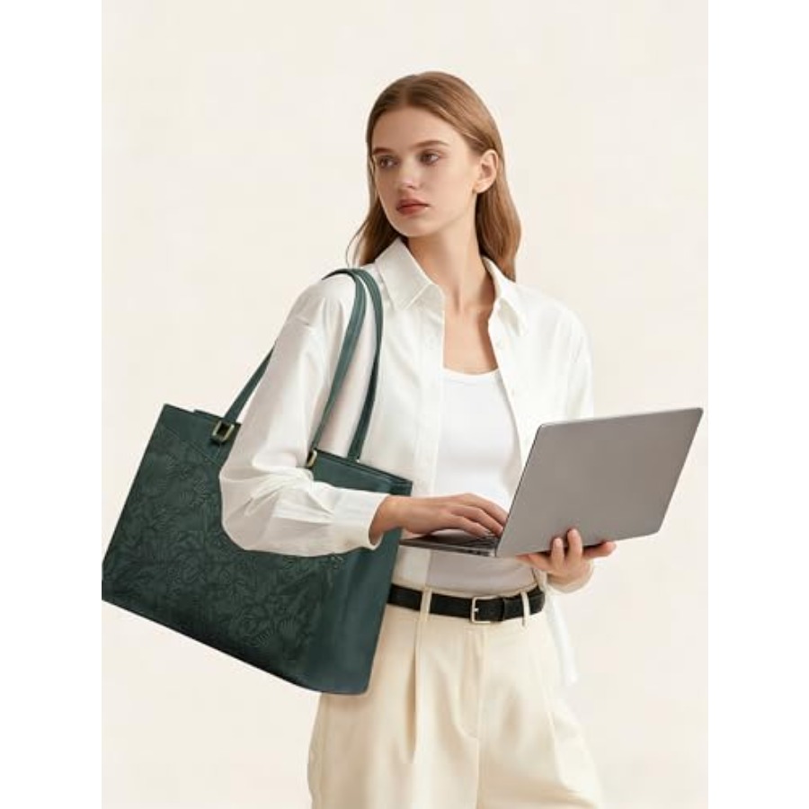 Laptop Bag for Women, Laptop T - Leather Work Laptop Bag ulasan dan harga