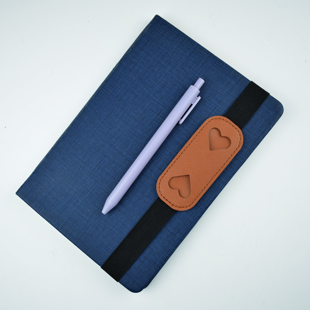 Elastic PU Leather Pen Holder  - Leather Work Diary ulasan dan harga