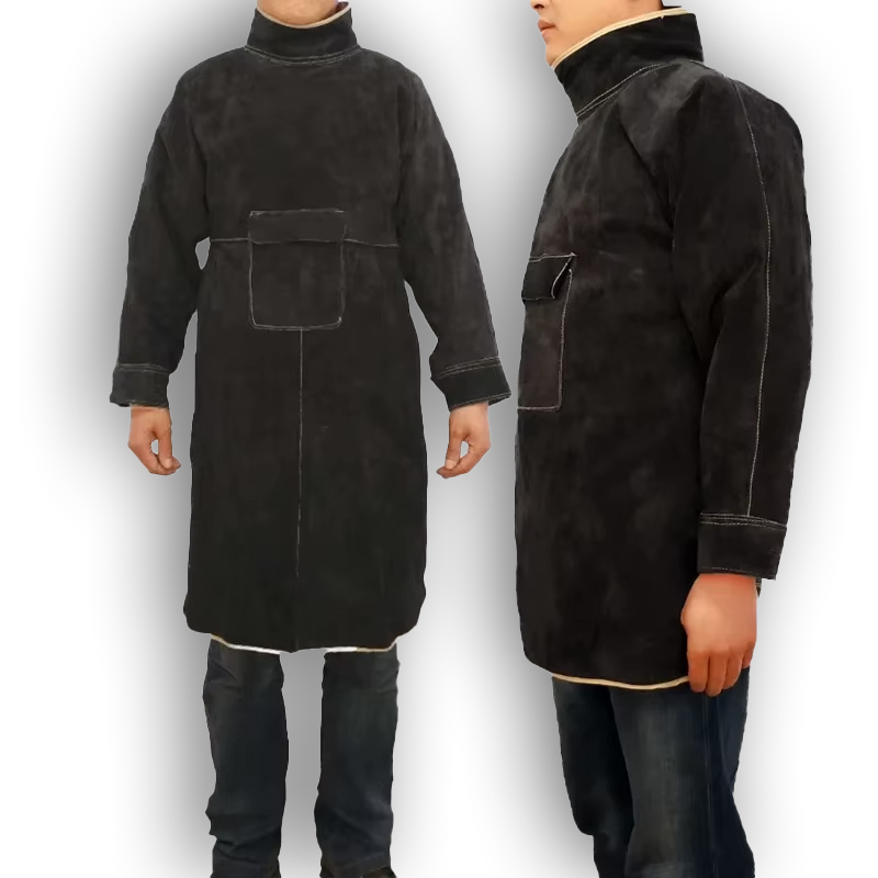 Heat & Flame-Resistant Heavy D - Leather Work Overalls ulasan dan harga