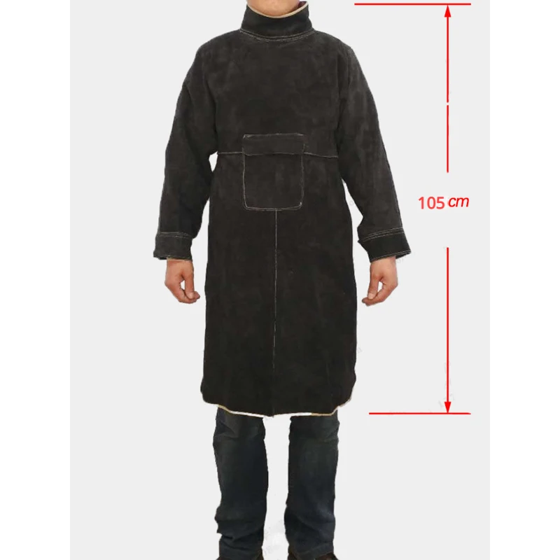 Heat & Flame-Resistant Heavy D - Leather Work Overalls ulasan dan harga
