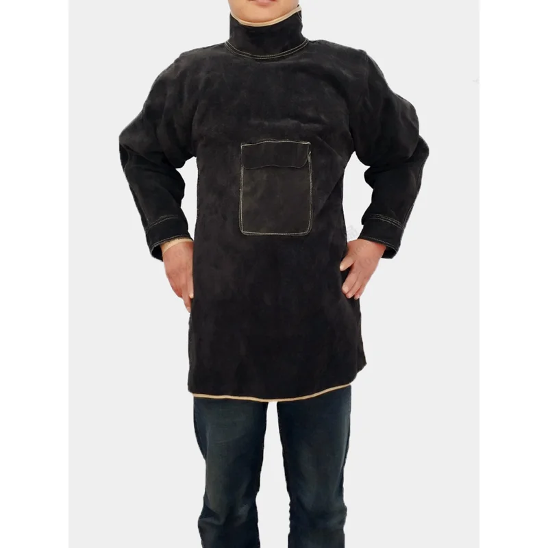 Heat & Flame-Resistant Heavy D - Leather Work Overalls ulasan dan harga