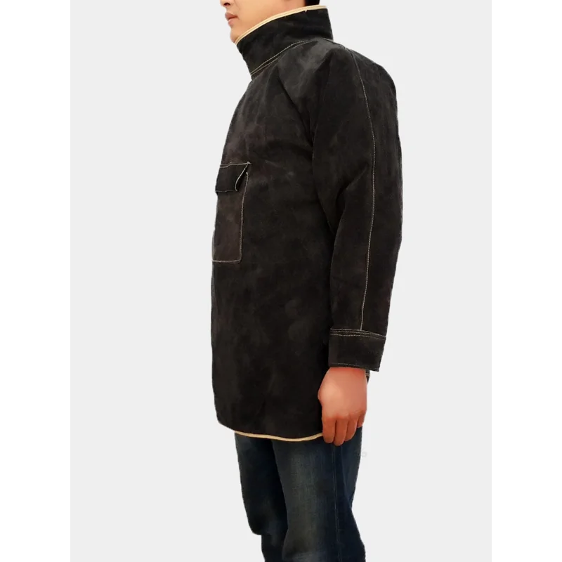 Heat & Flame-Resistant Heavy D - Leather Work Overalls ulasan dan harga