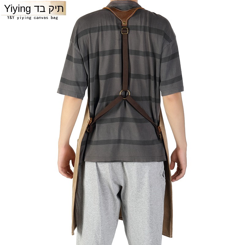 Fashionable Oil Wax Canvas Too - Leather Work Overalls ulasan dan harga