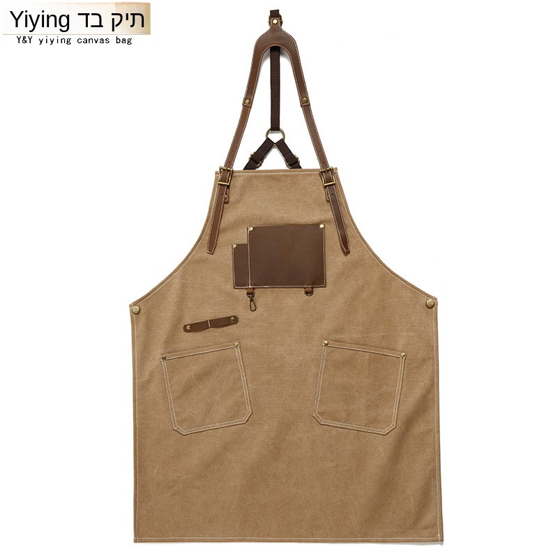Fashionable Oil Wax Canvas Too - Leather Work Overalls ulasan dan harga