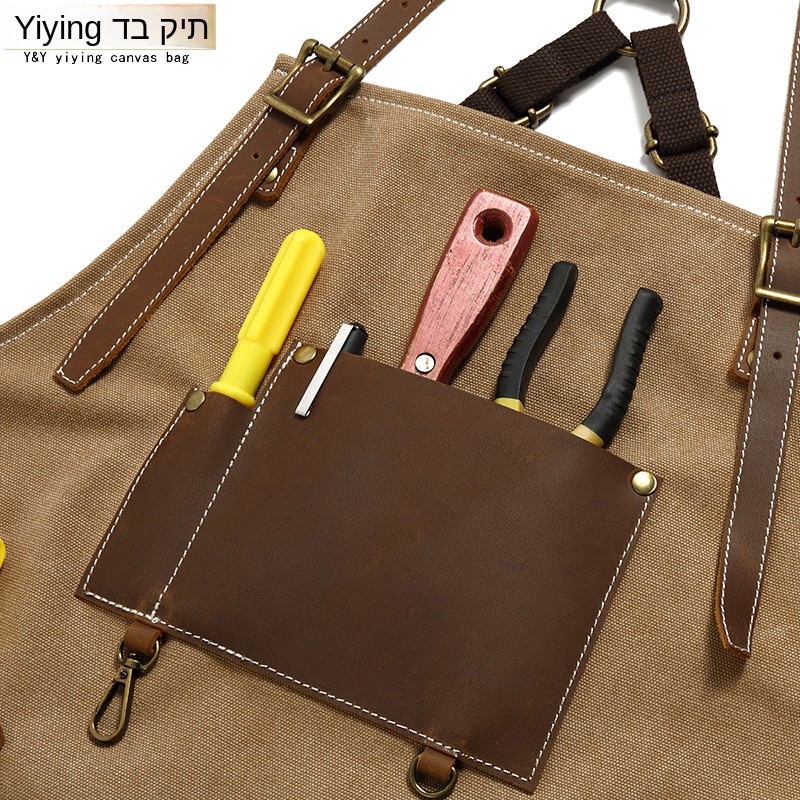 Fashionable Oil Wax Canvas Too - Leather Work Overalls ulasan dan harga