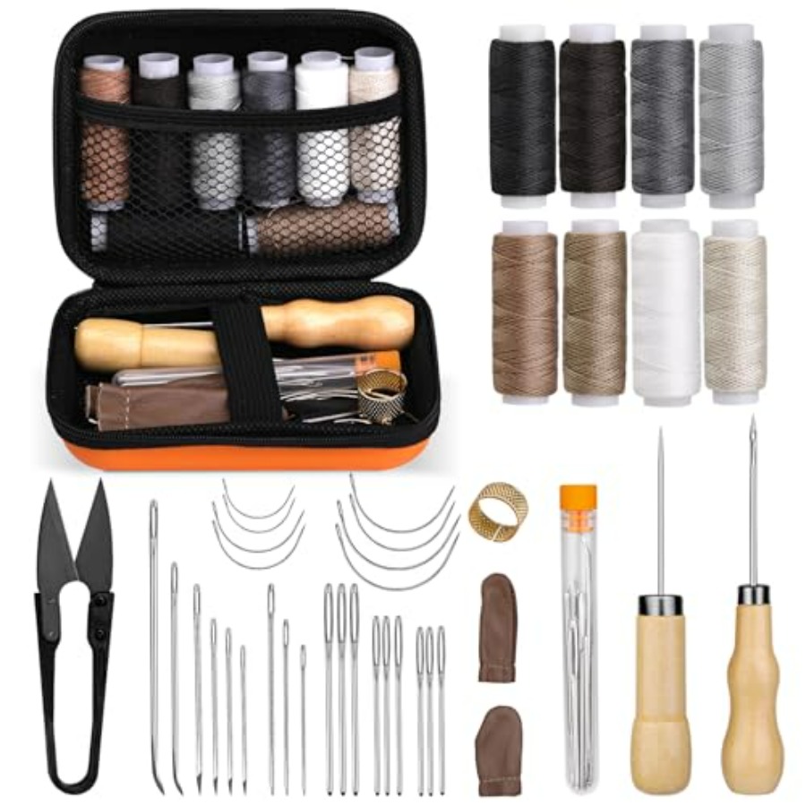 40 Pcs Upholstery Repair Sewin - Upholstery Leather Work ulasan dan harga