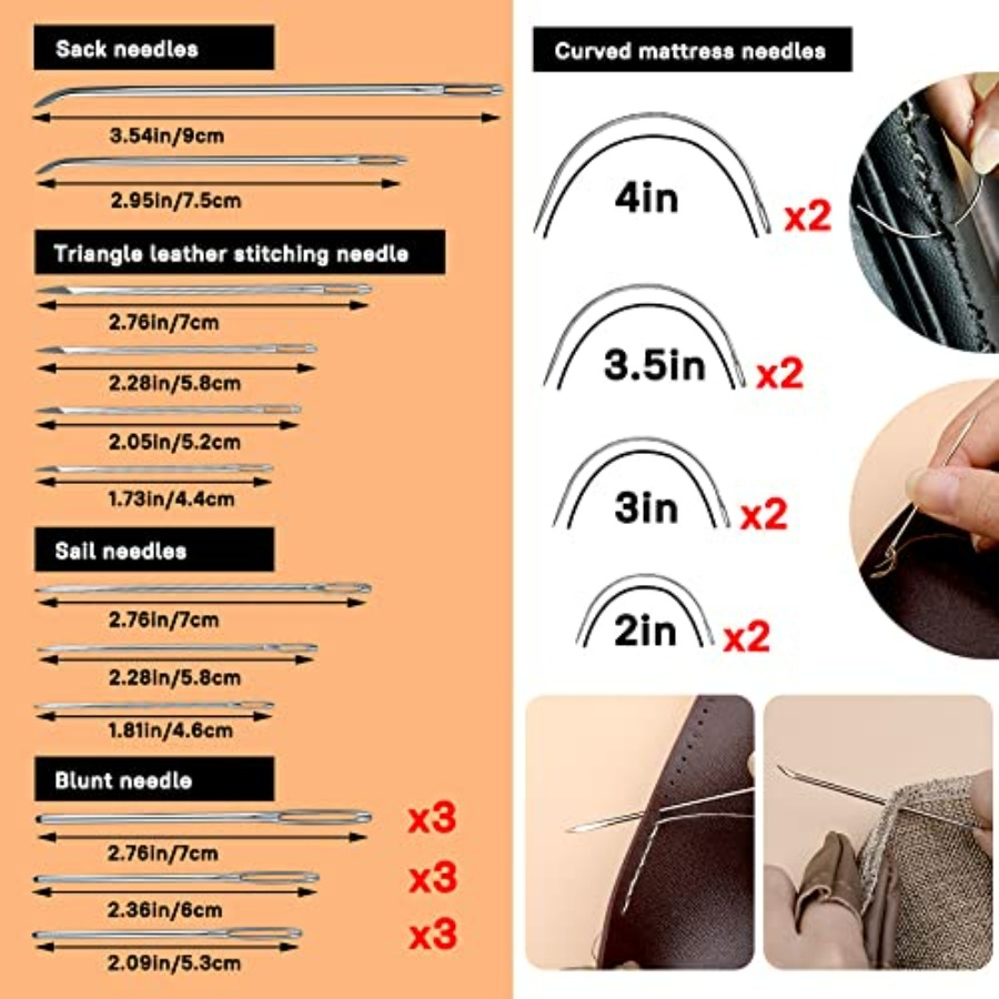 40 Pcs Upholstery Repair Sewin - Upholstery Leather Work ulasan dan harga