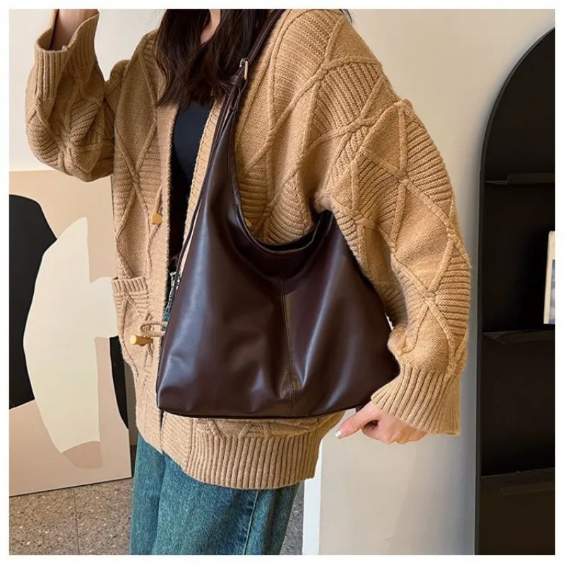 Vintage Hobo Tote Bag for Wome - Leather Work Bag Women ulasan dan harga