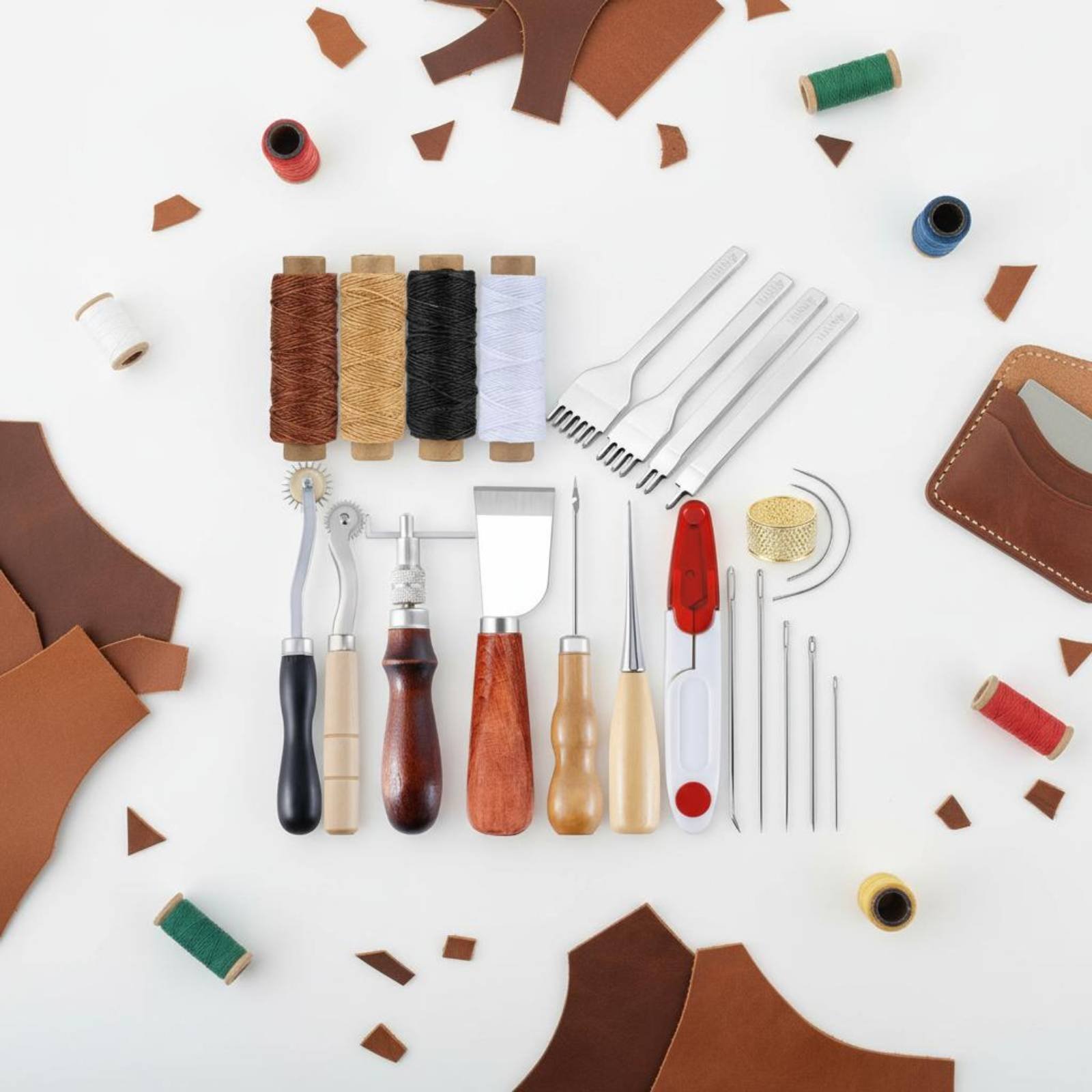 Leather Hand Sewing Tool Set M - Leatherwork For Beginners ulasan dan harga