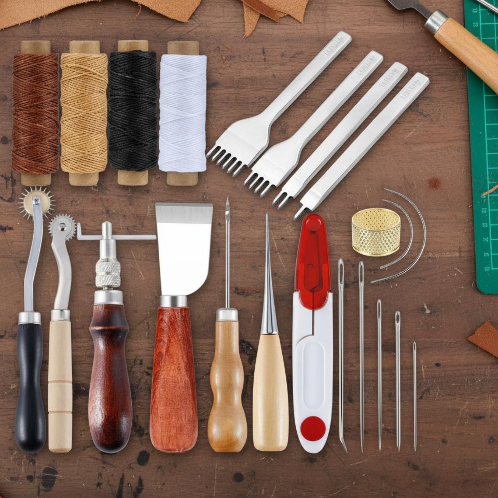 Leather Hand Sewing Tool Set M - Leatherwork For Beginners ulasan dan harga