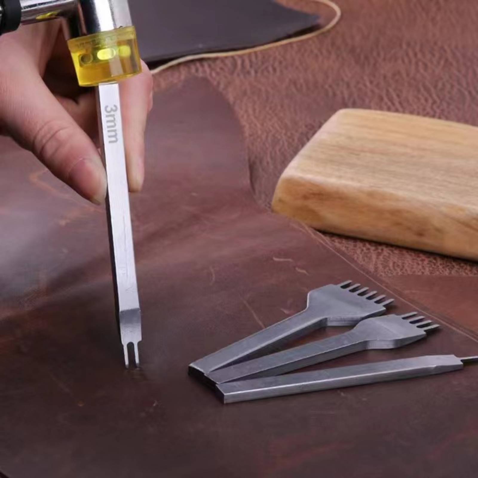 Leather Hand Sewing Tool Set M - Leatherwork For Beginners ulasan dan harga