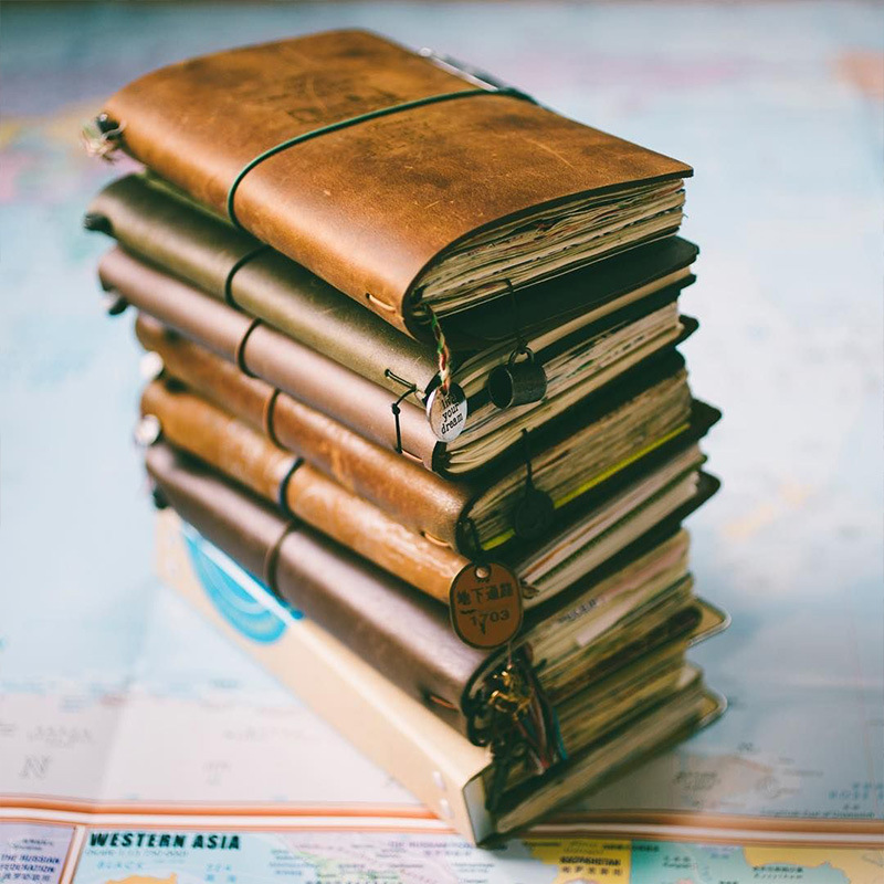 Defective Retro Leather Cover  - Leather Work Diary ulasan dan harga
