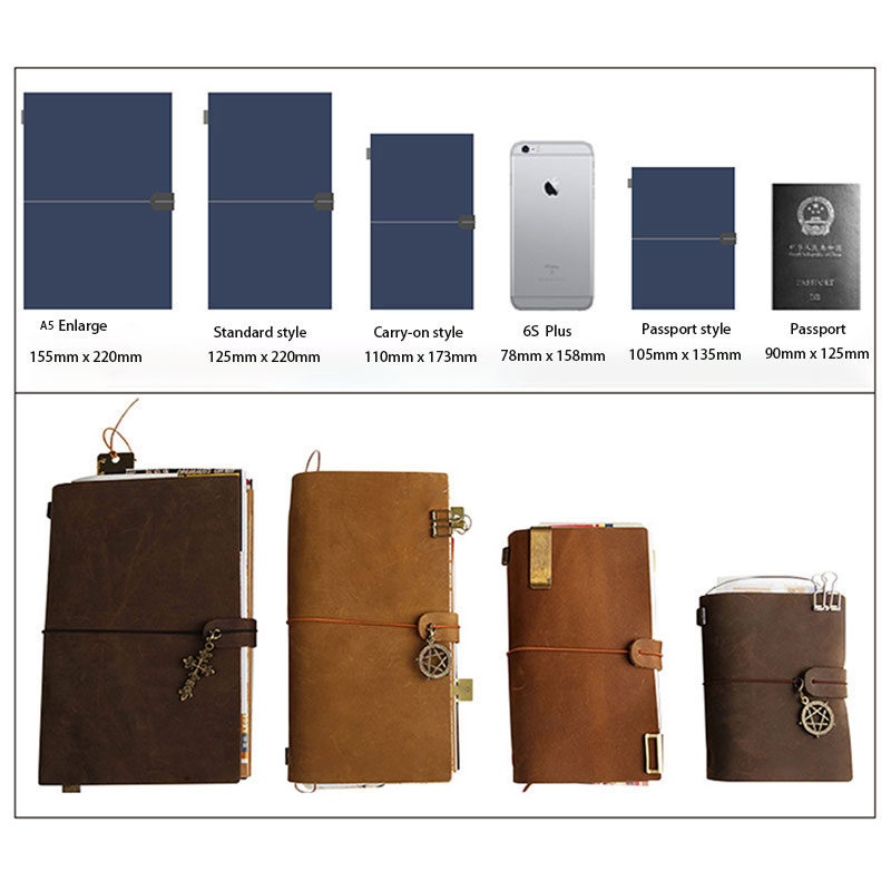 Defective Retro Leather Cover  - Leather Work Diary ulasan dan harga