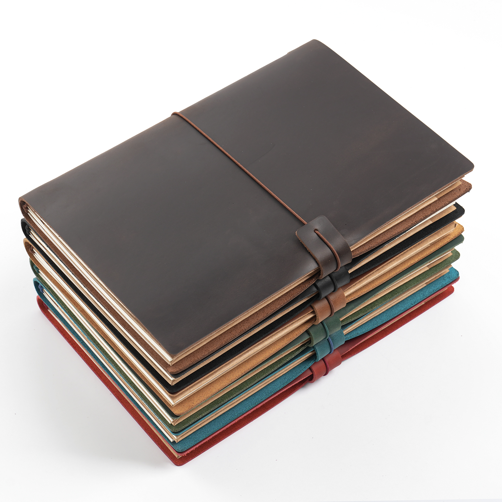 Handmade B5 Genuine Leather Tr - Leather Work Diary ulasan dan harga