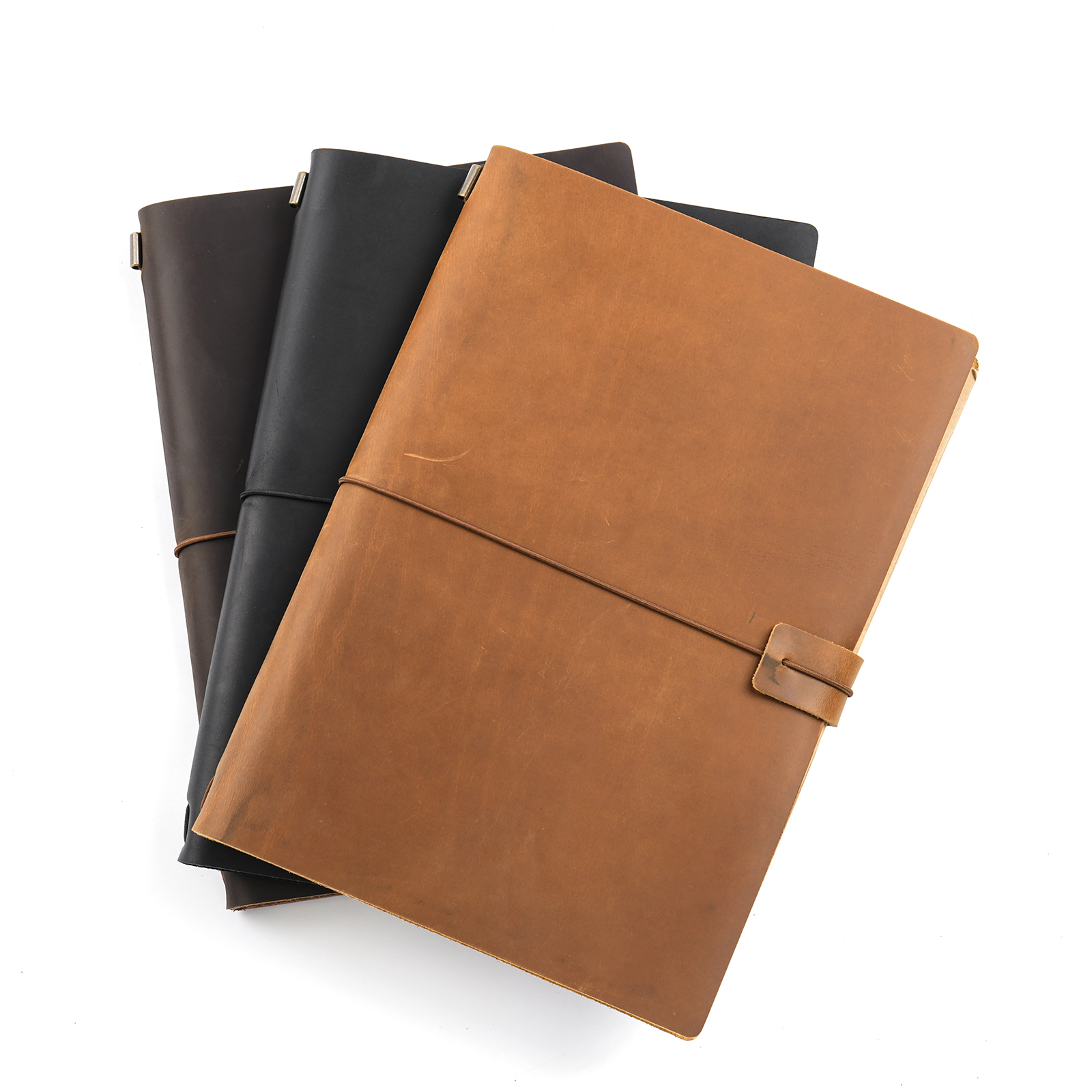Handmade B5 Genuine Leather Tr - Leather Work Diary ulasan dan harga