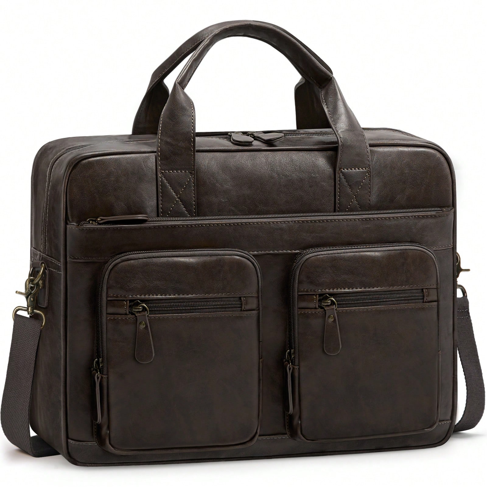 Vintage Messenger Bag For Men  - Leather Work Laptop Bag ulasan dan harga