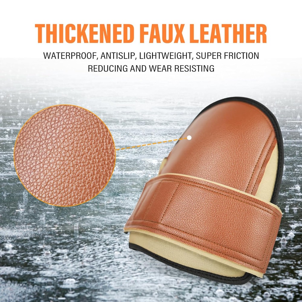 Safety Knee Pads for Work, Sup - Leather Work Knee Pads ulasan dan harga