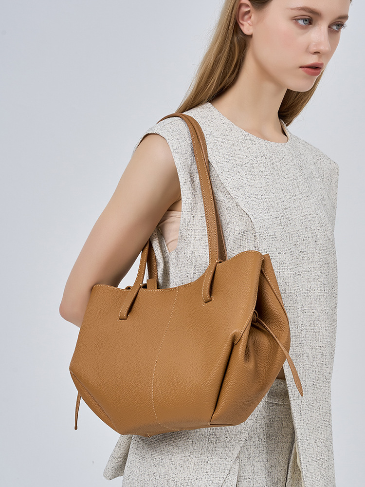 Women Real Leather Soft Tote B - Leather Work Bag Women ulasan dan harga