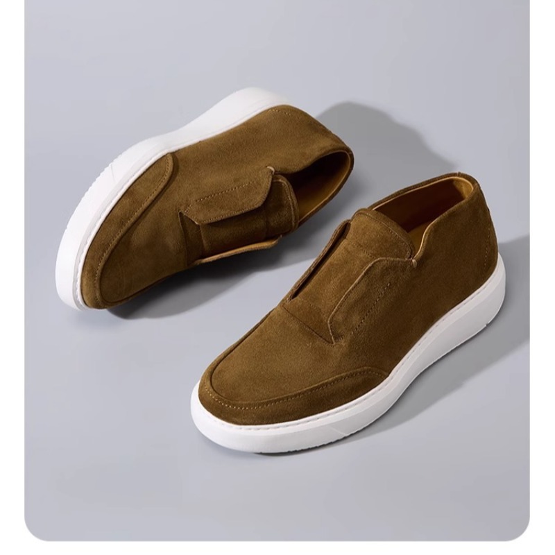 Men Skate Shoes Genuine Leathe - Leather Work Boots ulasan dan harga