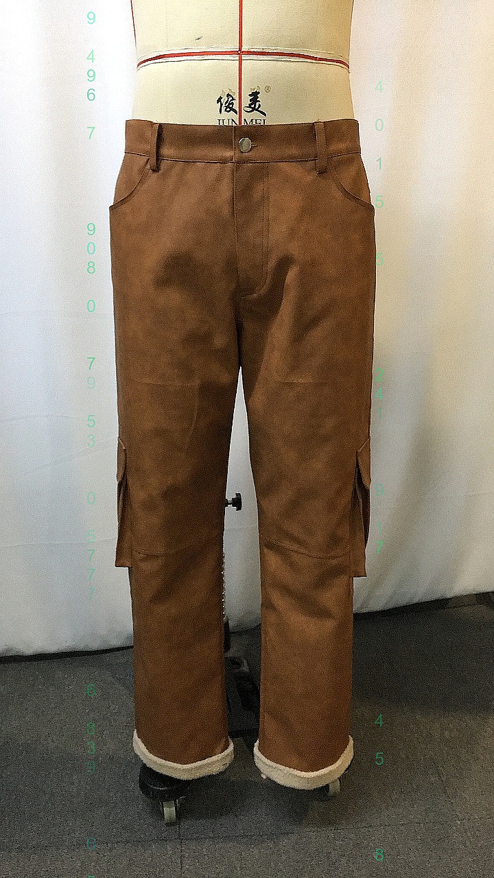 Mens Vintage Brown PU Leather  - Leather Work Overalls ulasan dan harga