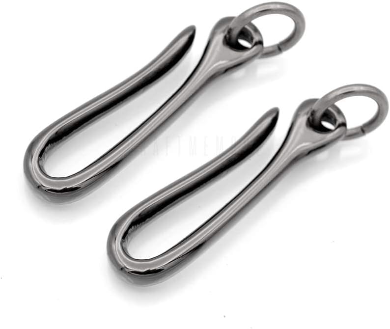 2 Pack Fish Hook Keychain Wall - Leatherwork Rings ulasan dan harga