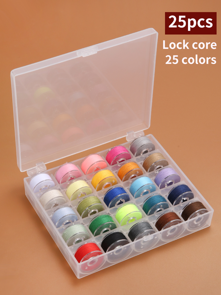 25/36 Colors Set Bobbin Thread - Waxed Thread Linen ulasan dan harga