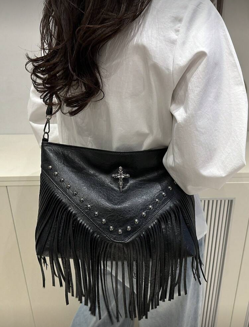 Fashionable Retro Leather Cros - Leatherwork Rivets ulasan dan harga