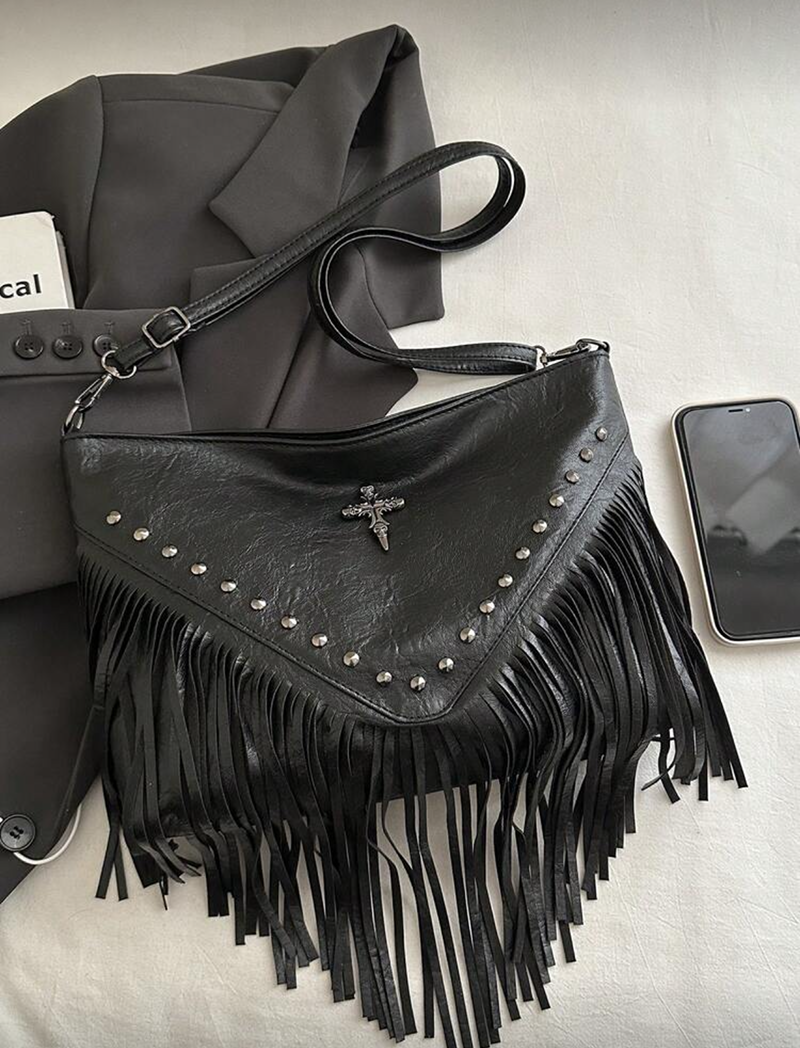 Fashionable Retro Leather Cros - Leatherwork Rivets ulasan dan harga