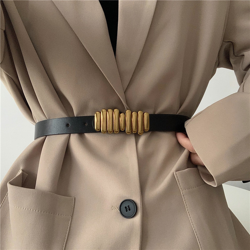 Fashion Female Elastic Belt Th - Leatherwork Rings ulasan dan harga