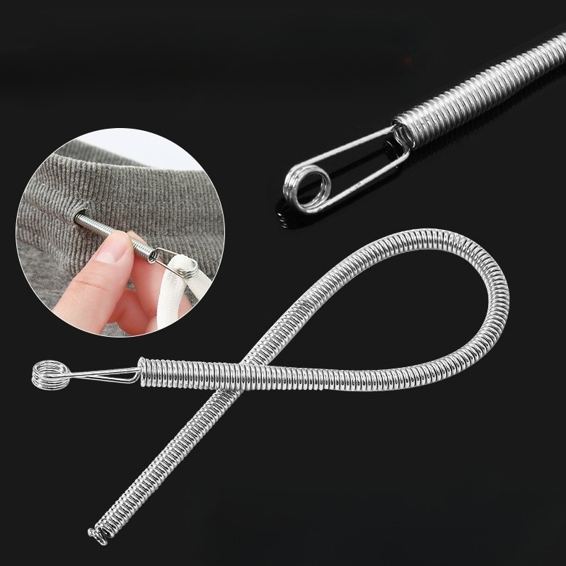 1/5pcs Bendable Spring Drawstr - Waxed Thread Linen ulasan dan harga