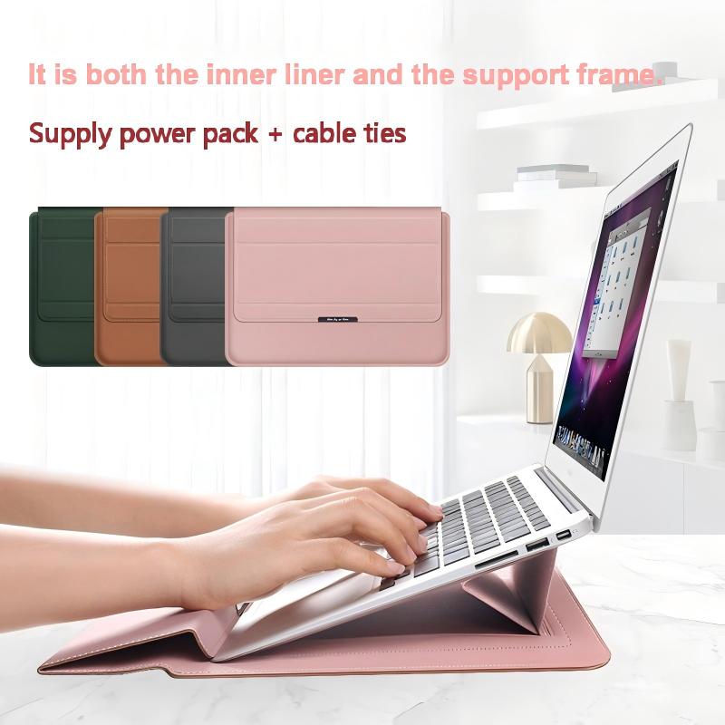Laptop Sleeve Bag Case For App - Leather Work Laptop Bag ulasan dan harga