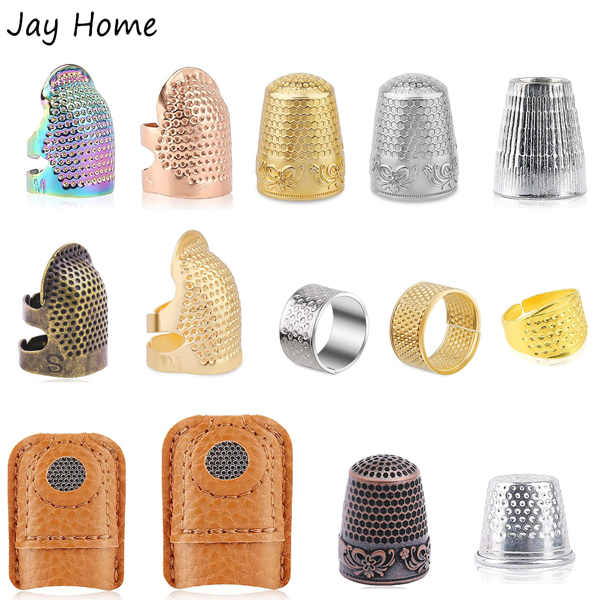 Hand-Working Sewing Thimble Me - Leatherwork Rings ulasan dan harga