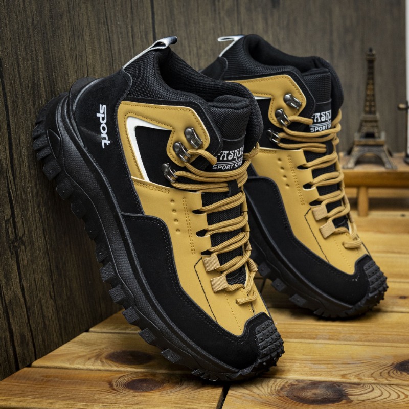 Size 48 Men Sneakers Fashion L - Leather Work Boots ulasan dan harga