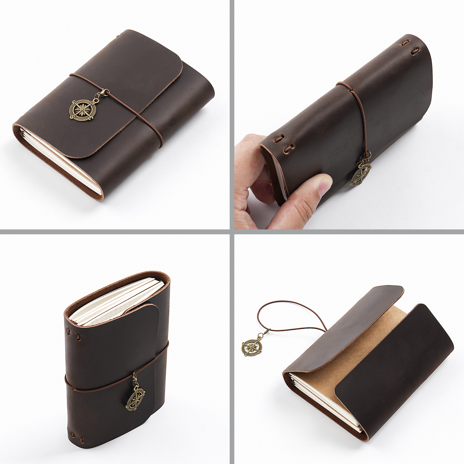New Arrival Triple Fold TN Tra - Leather Work Diary ulasan dan harga