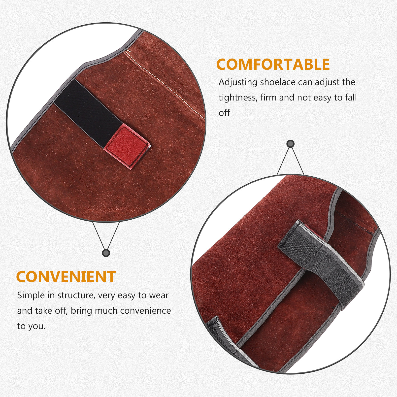 1Pair Welding Knee Pads Heavy  - Leather Work Knee Pads ulasan dan harga