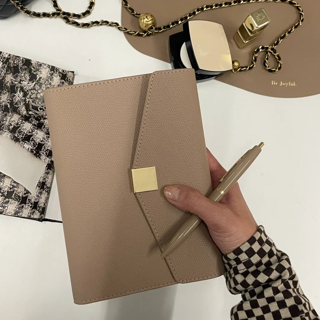 A5 Pu Leather Binder Notebook  - Leather Work Diary ulasan dan harga