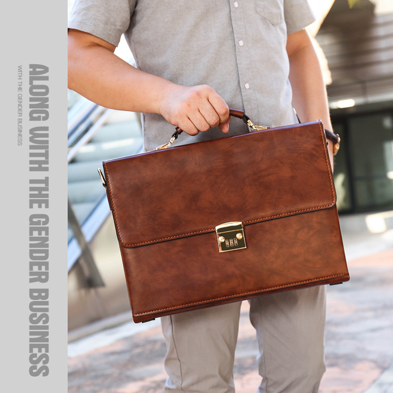 Luxury Leather Briefcases For  - Leather Work Diary ulasan dan harga